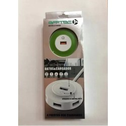 Cargador Hub USB 4 en 1