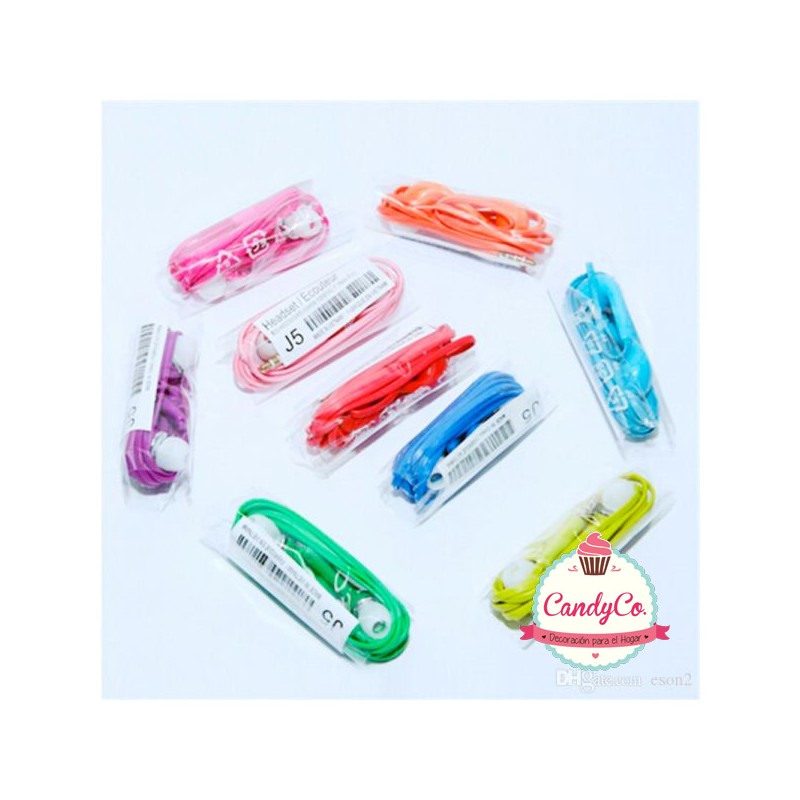 Auriculares J5 Colores Auriculares J5 Colores