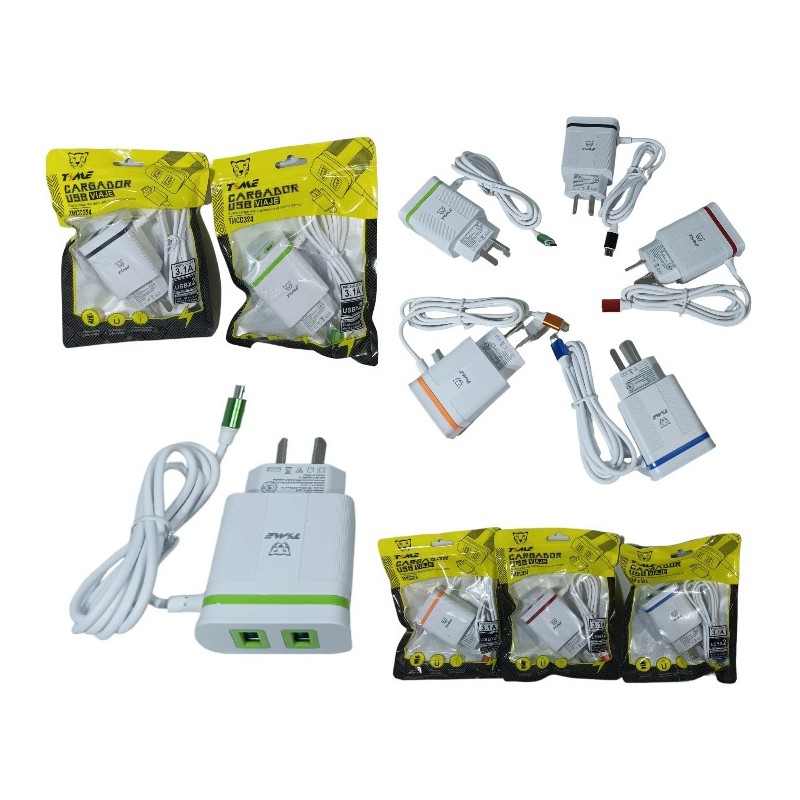 Cargador Time TMCC324 3.1A Cargador Time TMCC324 3.1A