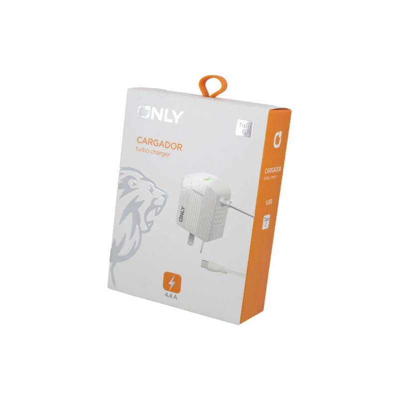 Cargador only turbo charger tipo C 4.4A MOD 06 Cargador only turbo charger tipo C 4.4A MOD 06