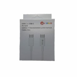 Cable USB C - USB C Kosmo 1Mts 60w