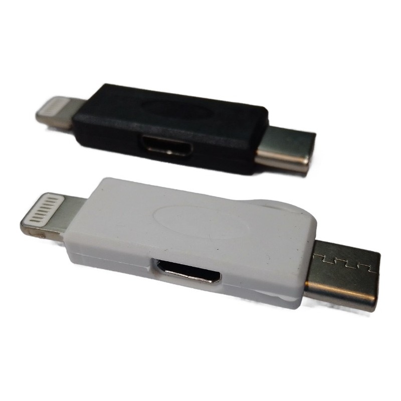 Adaptador 3a1Lightning - Tipo C - Micro usb seisa CX-IP03 Adaptador 3a1Lightning - Tipo C - Micro usb seisa CX-IP03