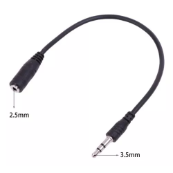 Cable Adaptador Audio Auxiliar Jack 2.5 A 3.5