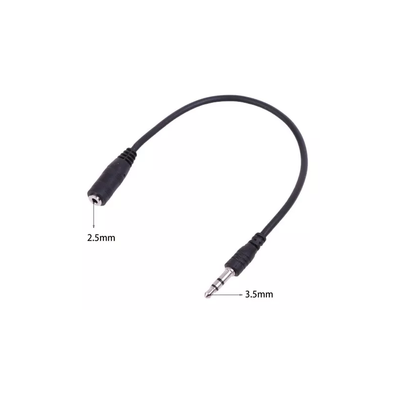 Cable Adaptador Audio Auxiliar Jack 2.5 A 3.5 Cable Adaptador Audio Auxiliar Jack 2.5 A 3.5