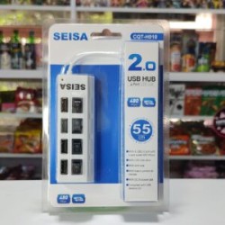 Extensor usb 4 puertos Seisa 490Mbps CQT-H010