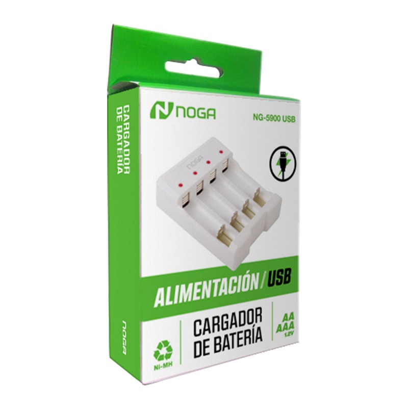 Cargador de Bateria recargables Noga ng-5900 Cargador de Bateria recargables Noga ng-5900
