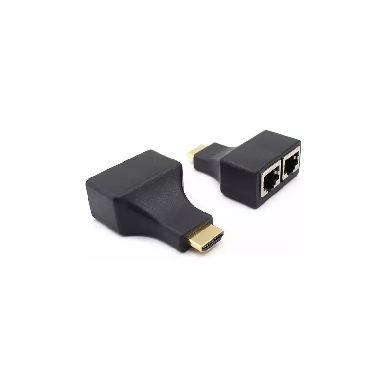Adaptador Extensor Hdmi A 2 Rj45 Hdmi Extender SM-F7802 Adaptador Extensor Hdmi A 2 Rj45 Hdmi Extender SM-F7802