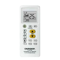 Chunghop K-2018E Control Universal para Aire Acondicionado