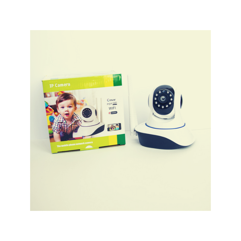 Camara Wifi P2p Hd 720p Audio Motorizada Vigilancia Nocturna Color Blanco Camara Wifi P2p Hd 720p Audio Motorizada Vigilancia Nocturna Color Blanco