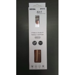 Adaptador carga y audio Lightning 4 en 1 MY019