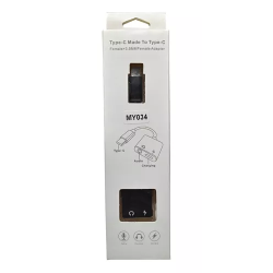 Adaptador carga y audio Tipo C MY034