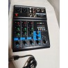 Mezclador en vivo de 4 canales procesador de efecto incorporado modelo F-4A mezcla de audio profesional