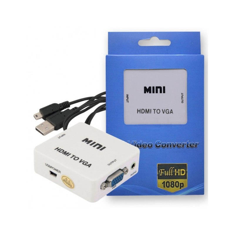 Convertidor Vga a HDMI 1080P Convertidor Vga a HDMI 1080P