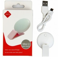 Aro Luz Led Selfie Miniq Portatil Clip Para Celulares