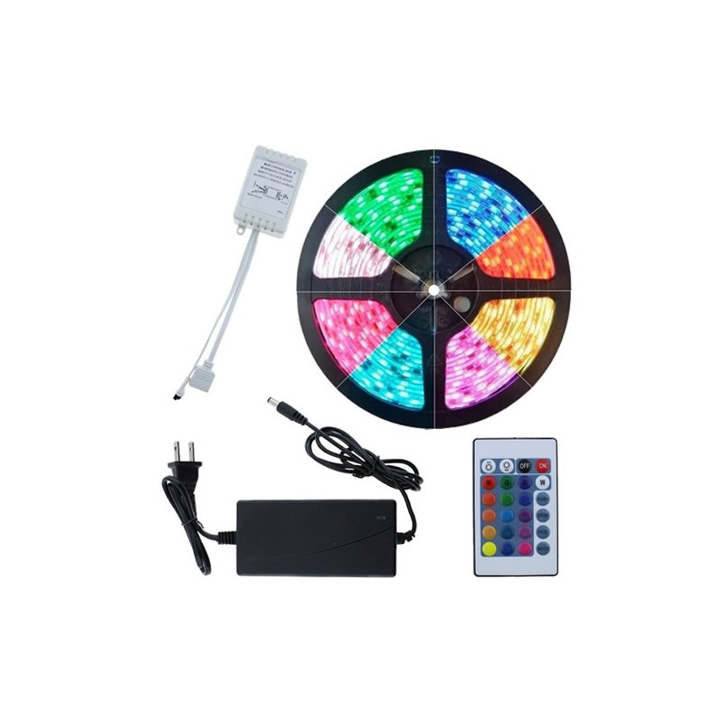 Set led multicolor (control + Transformador) Set led multicolor (control + Transformador)