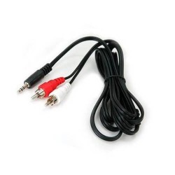 Cable 2 RCA a miniplug 1.5mts Ditron