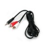 Cable 2 RCA a miniplug 1.5mts Ditron