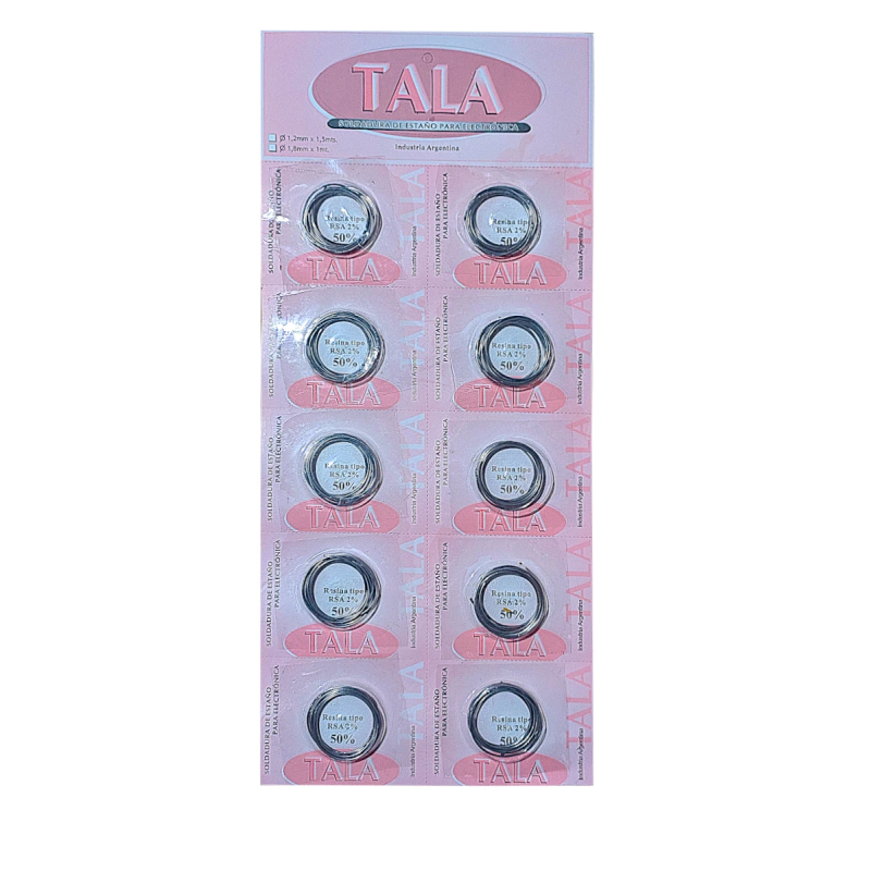ESTAÑO TALA 50% 0,80CM ESTAÑO TALA 50% 0,80CM