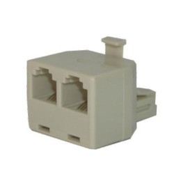 Nippon America ADT3/8C ADAPTADOR 1 PLUG A 2 JACK HEMBRA RJ45 8 CONTACTOS