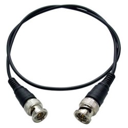 Patchcord De Cable Coaxil Rg59 Con Bnc Chicote 1m Balunera