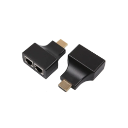 Extensor Alargue Hdmi Por Utp 30mts Pasivo Rj45 Audio Video