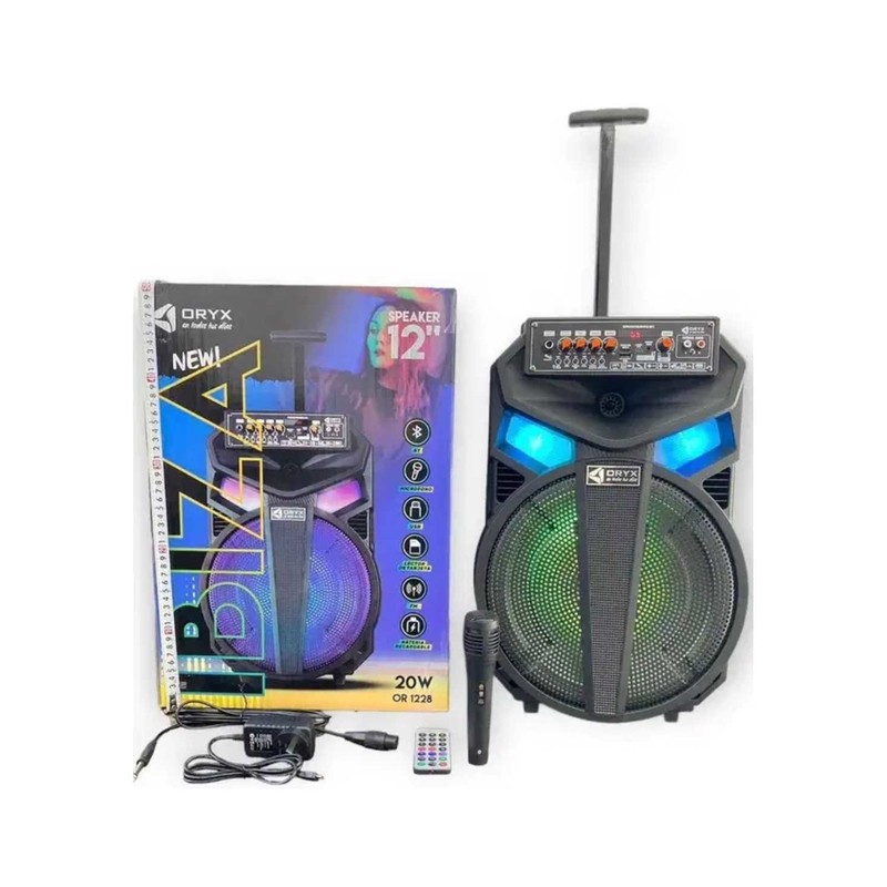 Parlante Oryx OR1228 Bluetooth Con control y Microfono Parlante Oryx OR1228 Bluetooth Con control y Microfono