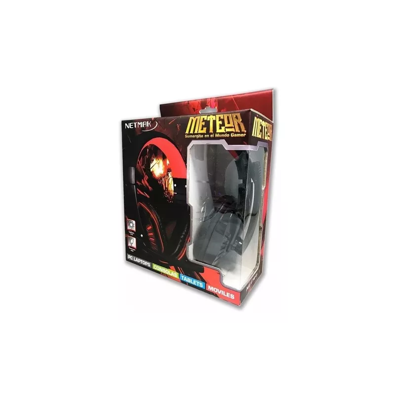 Auricular Gamer Retroiluminado NM-METEOR USB PC Auricular Gamer Retroiluminado NM-METEOR USB PC