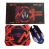 Kit Mouse Gamer Pc Retroiluminado + Mouse Pad Noga St 800