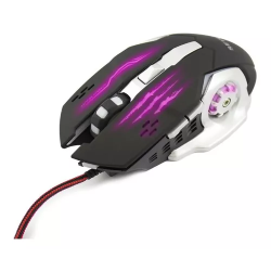 Mouse Optico Gamer Usb Seisa Dn-8920 Usb 3200dpi Resolucion Color Negro