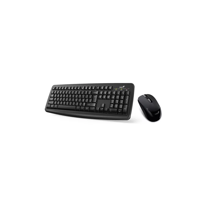 Kit de teclado y mouse inalámbrico Genius KM-8100 de color negro Kit de teclado y mouse inalámbrico Genius KM-8100 de color negro