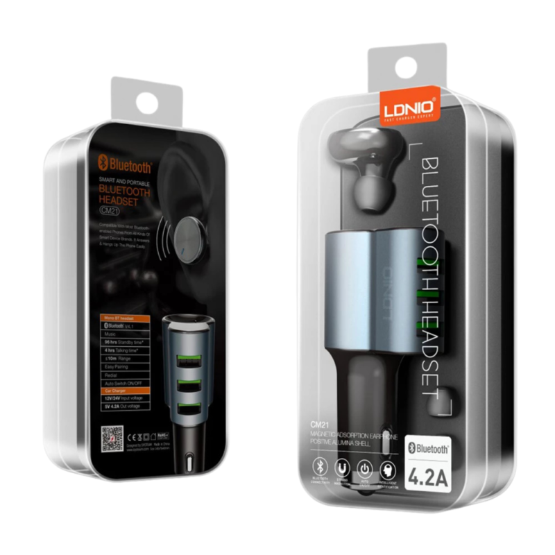 Cargador LDNIO Bluetooth para Auto