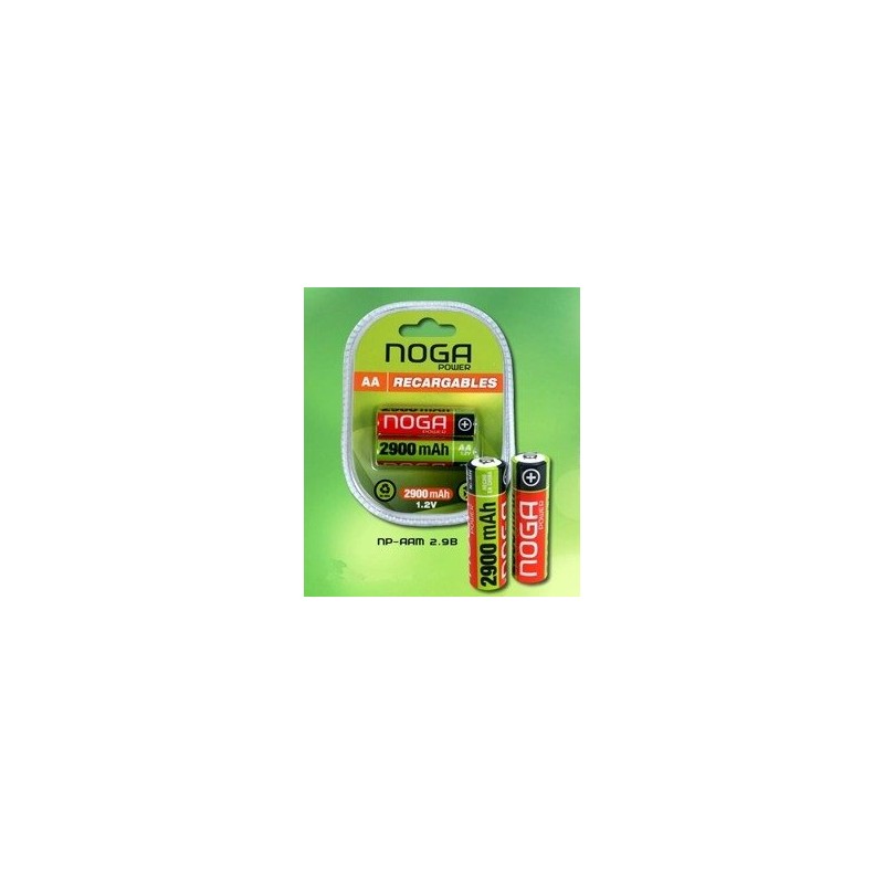 Pila Noga Recargable NP-AAM 2.7B Cilíndrica - pack de 2 unidades Pila Noga Recargable NP-AAM 2.7B Cilíndrica - pack de 2 unidades