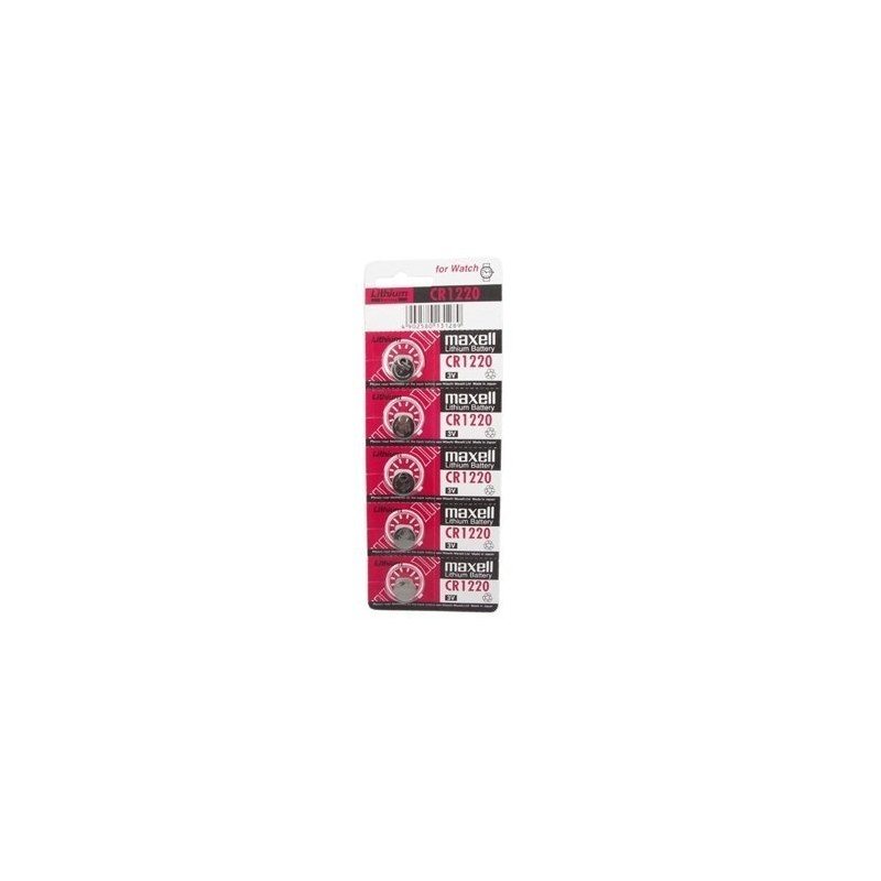 Pila Boton Litio Cr1220 3v Maxell Original Por Unidad Pila Boton Litio Cr1220 3v Maxell Original Por Unidad